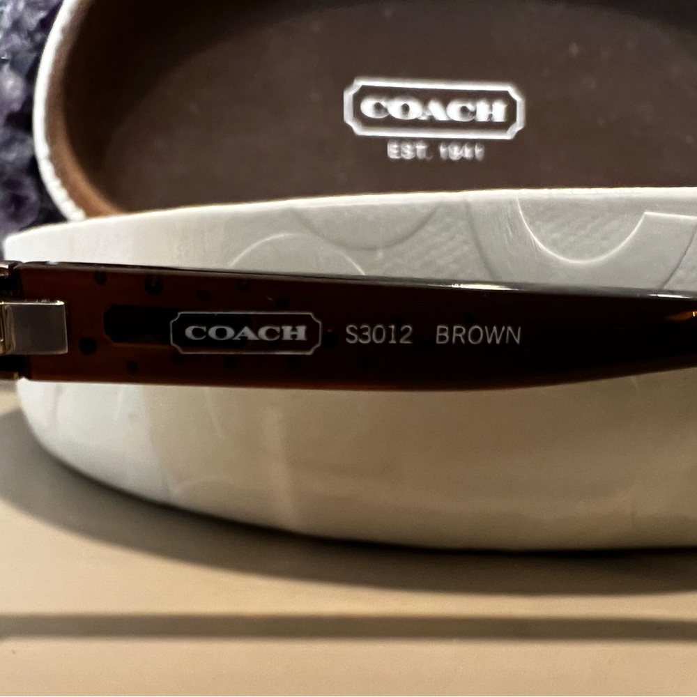 Coach S3012 Brown Sunglasses - Picture 4 of 9